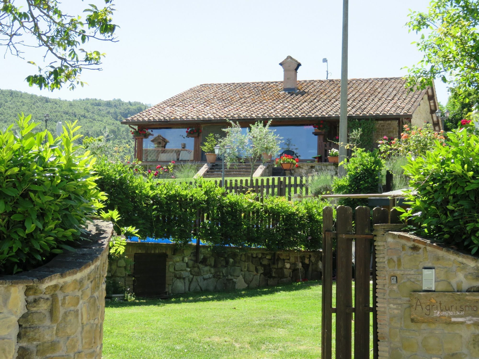 Agriturismo Ponte Di Riocchio Gubbio Dış mekan fotoğraf